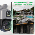 Telecamera WiFi Smart HD Dome con doppio obiettivo