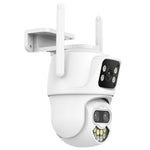 Tripla fotocamera WiFi 3MP con interfono vocale e visione notturn