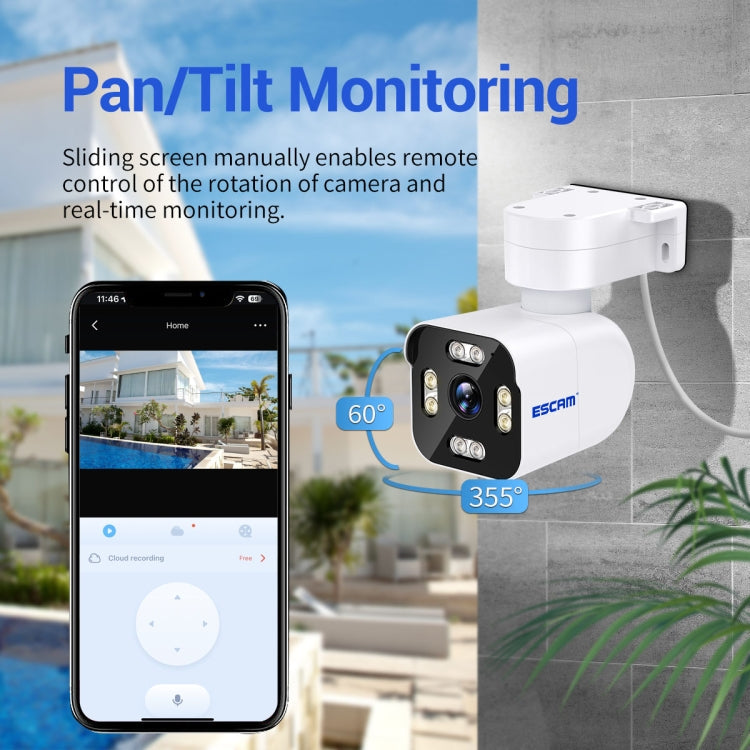 ESCAM PT303 Telecamera IP WiFi Pan & Tilt 3 MP HD