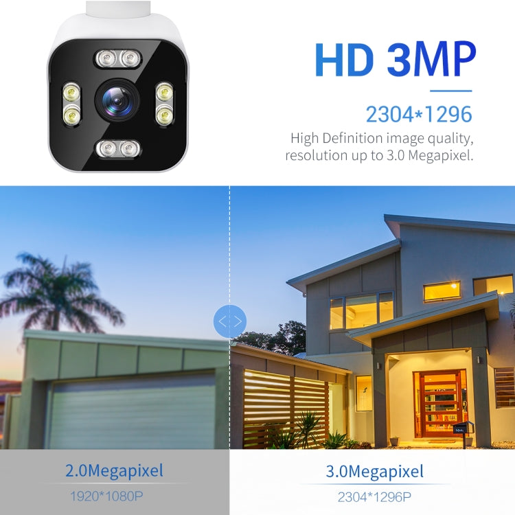 ESCAM PT303 Telecamera IP WiFi Pan & Tilt 3 MP HD