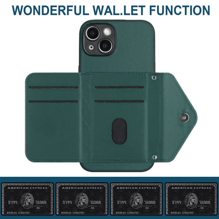 Custodia per telefono RFID con struttura rombica e cordino lungo, For iPhone 14 Plus, For iPhone 14, For iPhone 14 Pro, For iPhone 14 Pro Max