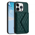 Custodia per telefono RFID con struttura rombica e cordino lungo, For iPhone 16 Pro Max, For iPhone 16 Pro, For iPhone 16 Plus, For iPhone 16