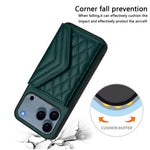 Custodia per telefono RFID con struttura rombica e cordino lungo, For iPhone 17 Pro Max, For iPhone 17 Pro, For iPhone 17, For iPhone Air