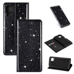 Custodia in pelle flip magnetica ultrasottile con glitter per Huawei P40 Lite