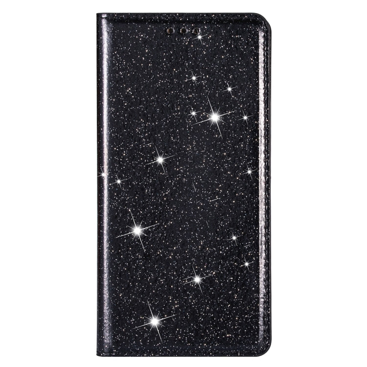Custodia in pelle flip magnetica ultrasottile con glitter per Huawei P40 Lite