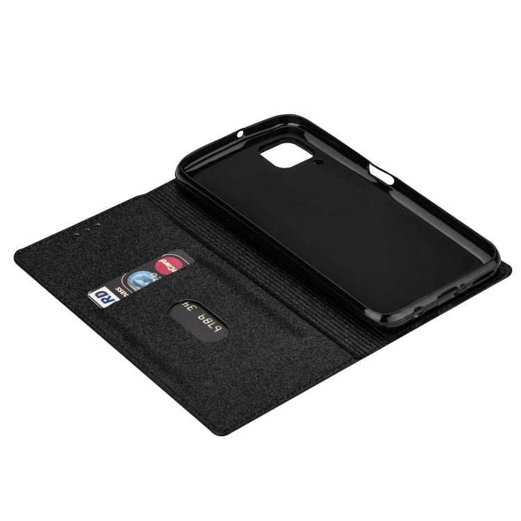Custodia in pelle flip magnetica ultrasottile con glitter per Huawei P40 Lite