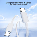 Cavo USB-C Type-C 1 metro 60W ricarica e dati