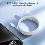 Cavo USB-C Type-C 1 metro 60W ricarica e dati