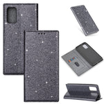 Custodia portafoglio in pelle glitter per Samsung Galaxy A51