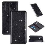 Custodia portafoglio in pelle glitter per Samsung Galaxy S20