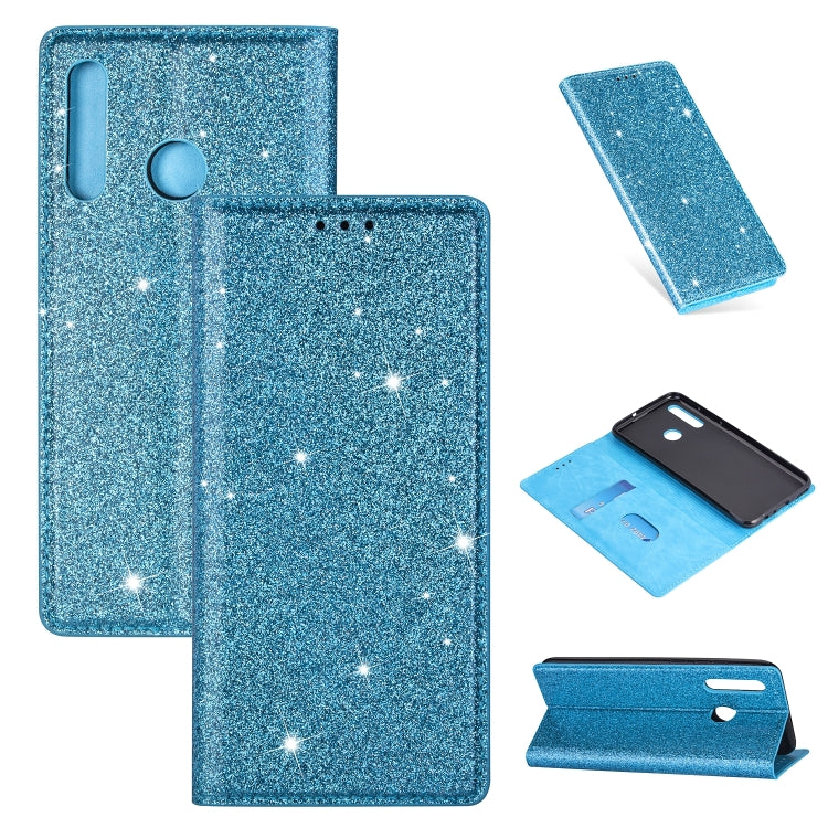 Custodia portafoglio in pelle glitter per Samsung Galaxy S20