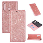 Custodia portafoglio in pelle glitter per Samsung Galaxy S20