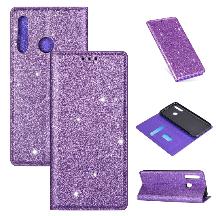 Custodia portafoglio in pelle glitter per Samsung Galaxy S20