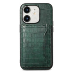 Custodia a copertura totale con motivo coccodrillo per iPhone 12
