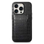 Custodia a copertura totale con motivo coccodrillo per iPhone 12