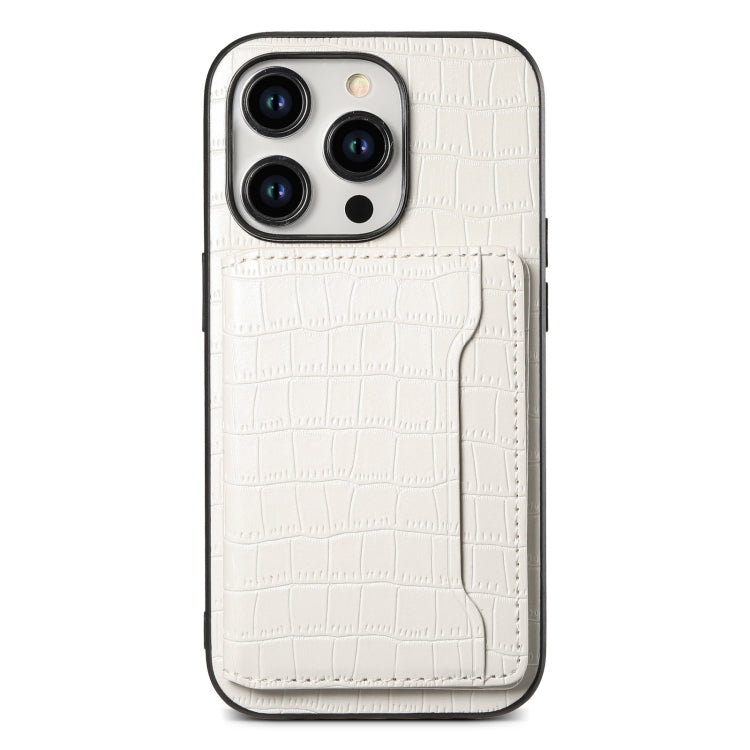 Custodia a copertura totale con motivo coccodrillo per iPhone 12