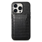 Custodia a copertura totale con motivo coccodrillo per iPhone 12
