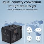Spina di conversione universale da viaggio 65W PD USB Type-C