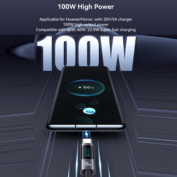 Cavo dati USB-C 100W con display digitale 1,2 m