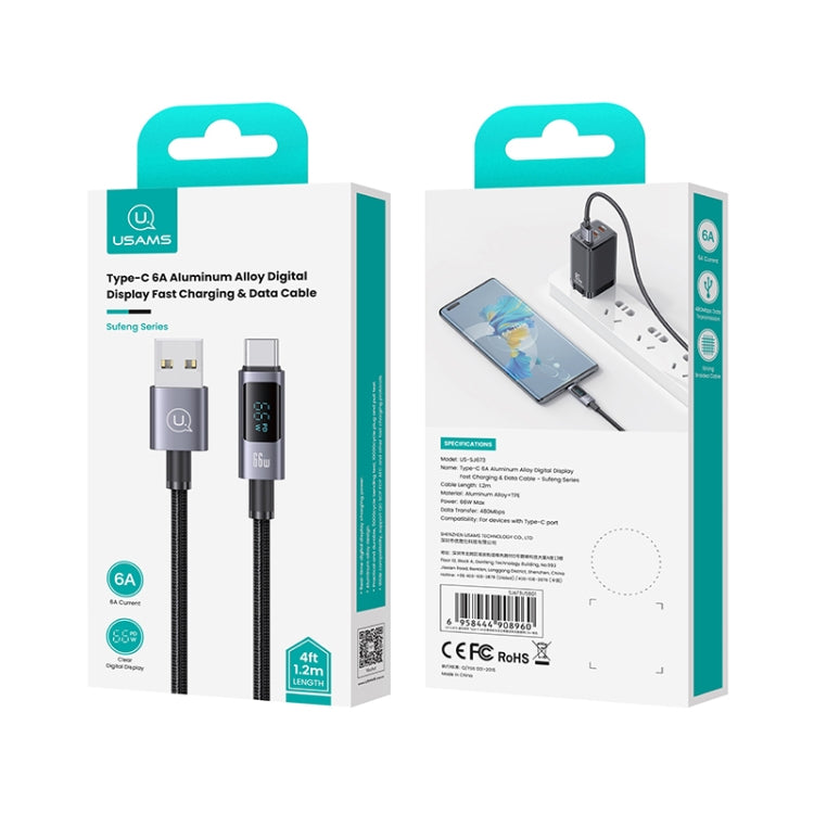 Cavo USB-C 6A 1,2m con Display Digitale per iPhone