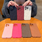 Custodia TPU con texture smerigliata per iPhone 15 Pro Max
