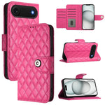 Custodia per cellulare in pelle con texture rombica con cordino, For iPhone 17 Pro Max, For iPhone 17 Pro, For iPhone 17, For iPhone Air