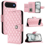 Custodia per cellulare in pelle con texture rombica con cordino, For iPhone 17 Pro Max, For iPhone 17 Pro, For iPhone 17, For iPhone Air