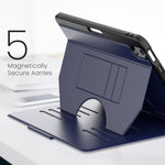 Custodia magnetica in pelle per iPad Air 11 2026-2024