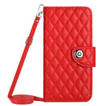 Custodia in pelle con cordino per iPhone 14 Plus