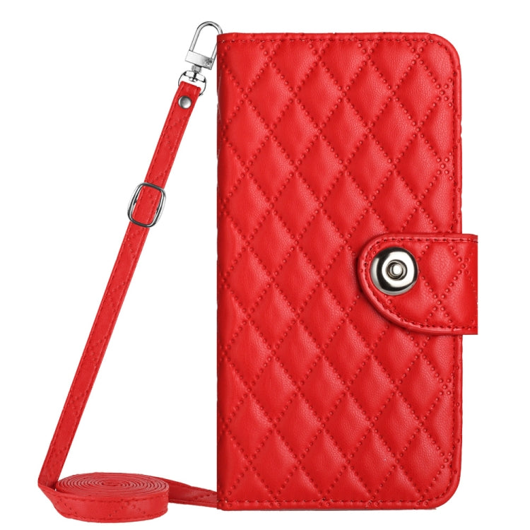 Custodia in pelle con cordino per iPhone 14 Plus