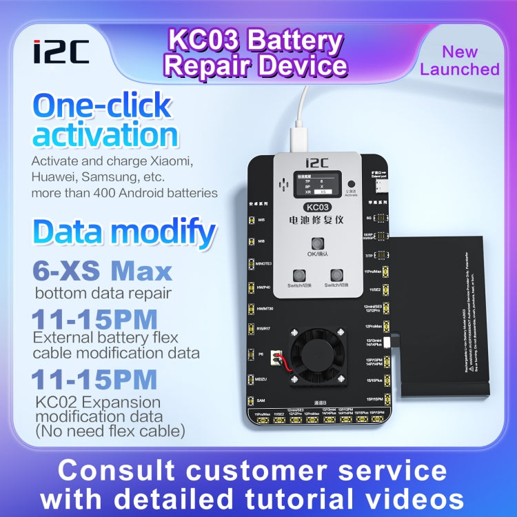 Strumento KC03 per riparazione e calibrazione batterie smartphone - immagine 6