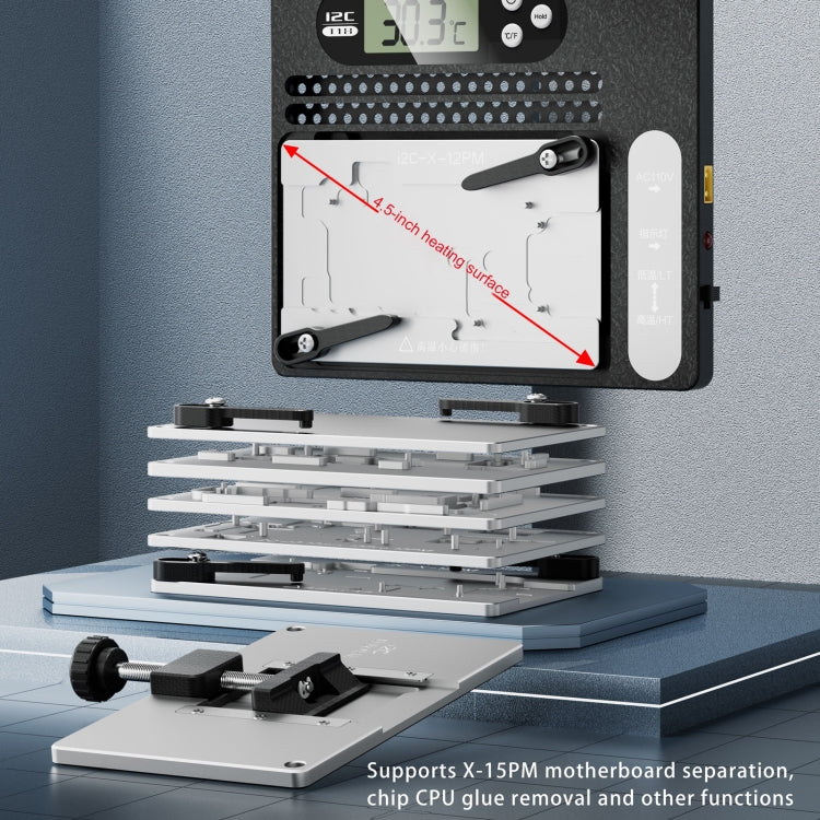 Stazione dissaldante PCB T18 con display LCD e modulo rimozione colla - immagine 5