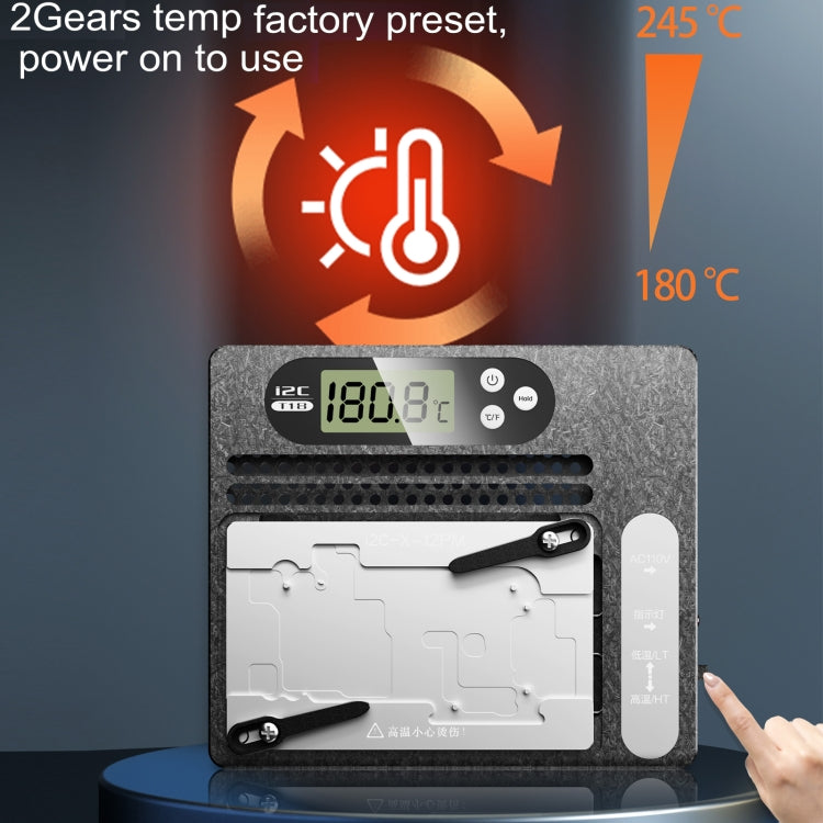 Stazione dissaldante PCB T18 con display LCD e modulo rimozione colla - immagine 6