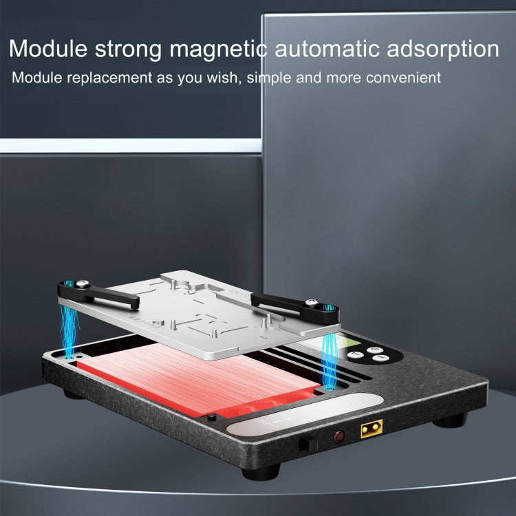 Stazione dissaldante PCB T18 con display LCD e modulo rimozione colla - immagine 8