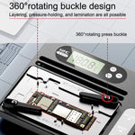 Stazione dissaldante PCB T18 con display LCD e modulo rimozione colla - immagine 9