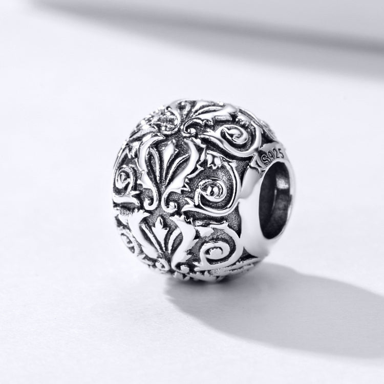 Perline fiore in argento sterling S925 per gioielli