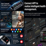 Smartwatch fitness GTS4 da 1,69 pollici, chiamata BT / frequenza cardiaca / pressione sanguigna / MET / temperatura corporea
