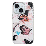 Custodia TPU e PC con motivo per iPhone 15 e iPhone 14
