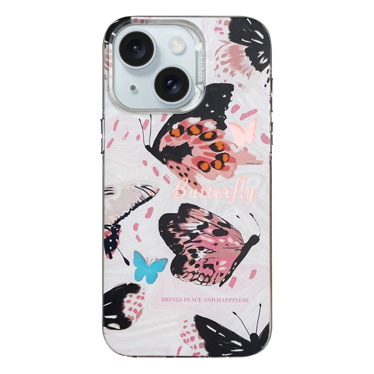 Custodia TPU e PC con motivo per iPhone 15 e iPhone 14