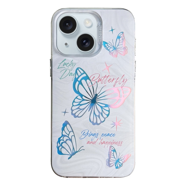 Custodia TPU e PC con motivo per iPhone 15 e iPhone 14