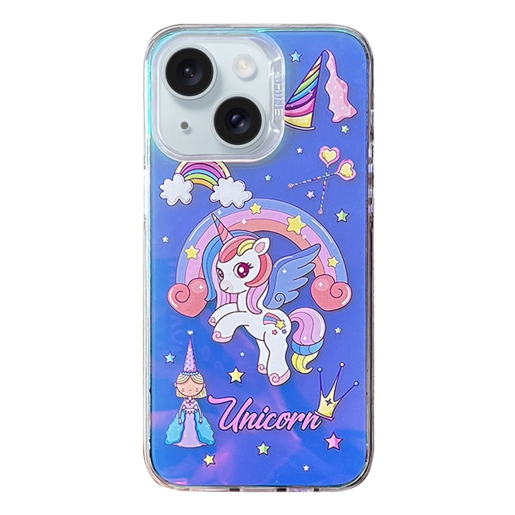 Custodia TPU e PC con motivo per iPhone 15 e iPhone 14
