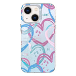 Custodia TPU PC con motivo per iPhone 13 e iPhone 12