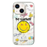 Custodia TPU PC con motivo per iPhone 13 e iPhone 12