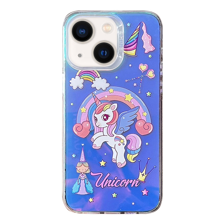 Custodia TPU PC con motivo per iPhone 13 e iPhone 12