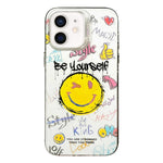 Custodia TPU PC con motivo per iPhone 13 e iPhone 12