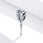 Perline tulipano in argento sterling S925 per gioielli