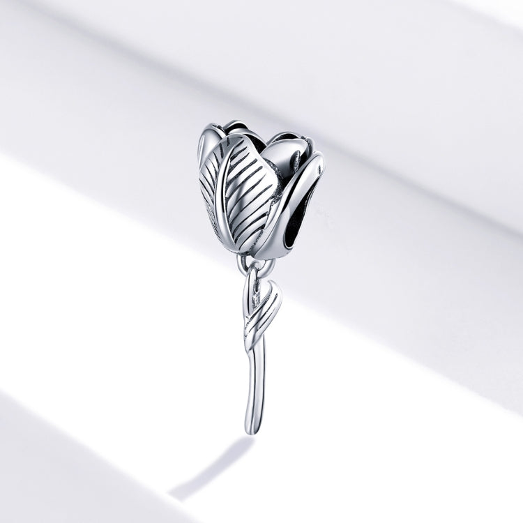 Perline tulipano in argento sterling S925 per gioielli