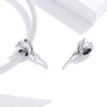 Perline tulipano in argento sterling S925 per gioielli
