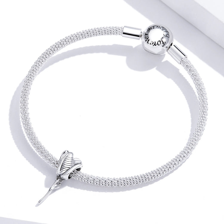Perline tulipano in argento sterling S925 per gioielli