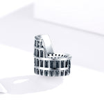 Perline Colosseo in argento sterling S925 per gioielli
